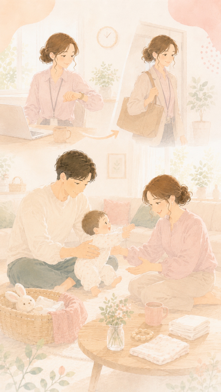 育児中の時短勤務