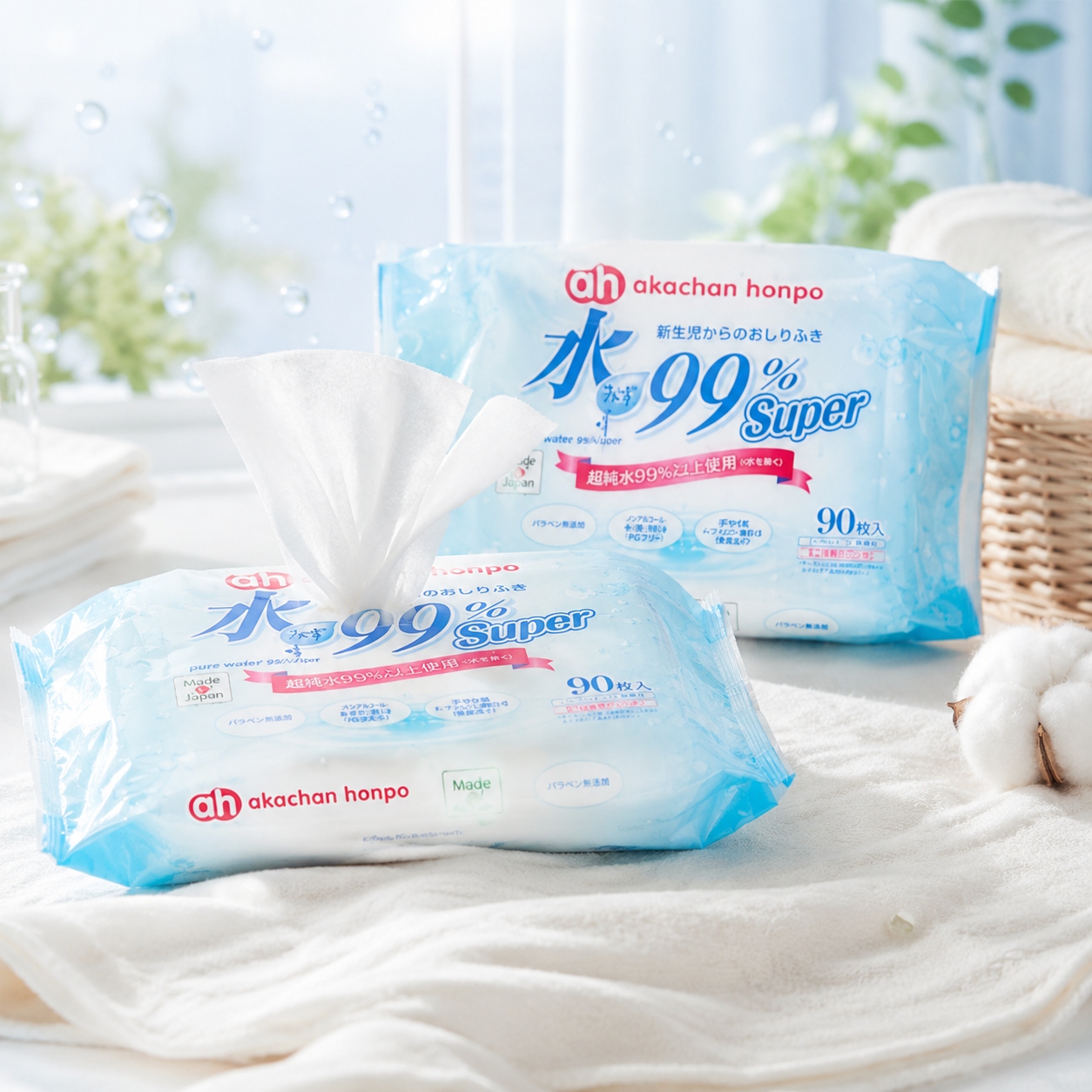 アカチャンホンポ 水99％Super 新生児からのおしりふき