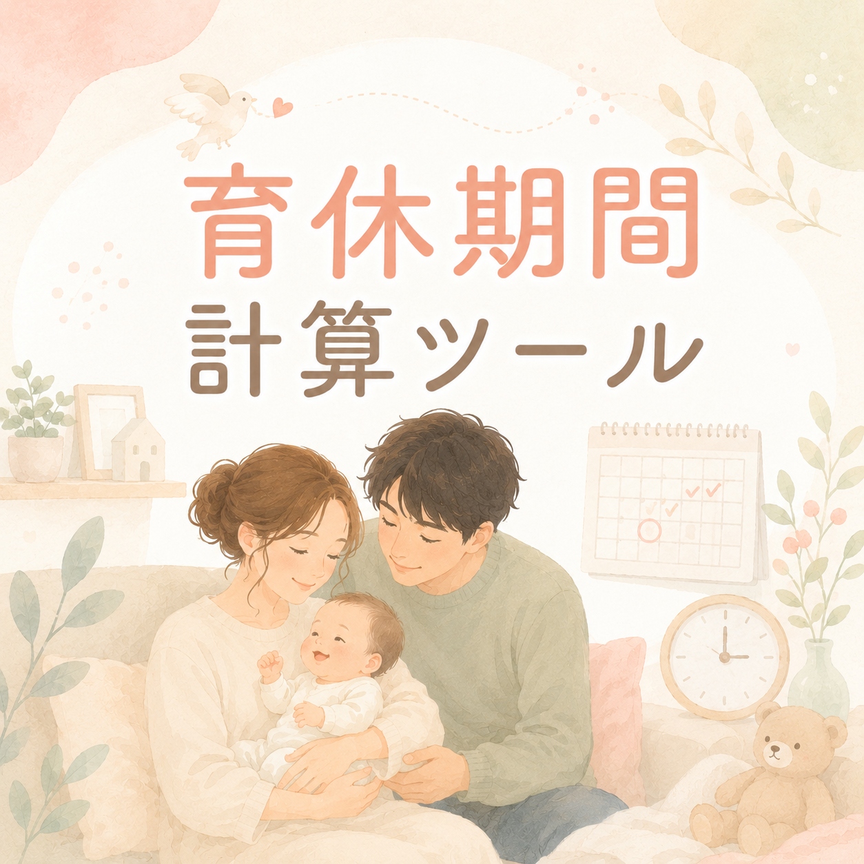 育休期間計算ツール