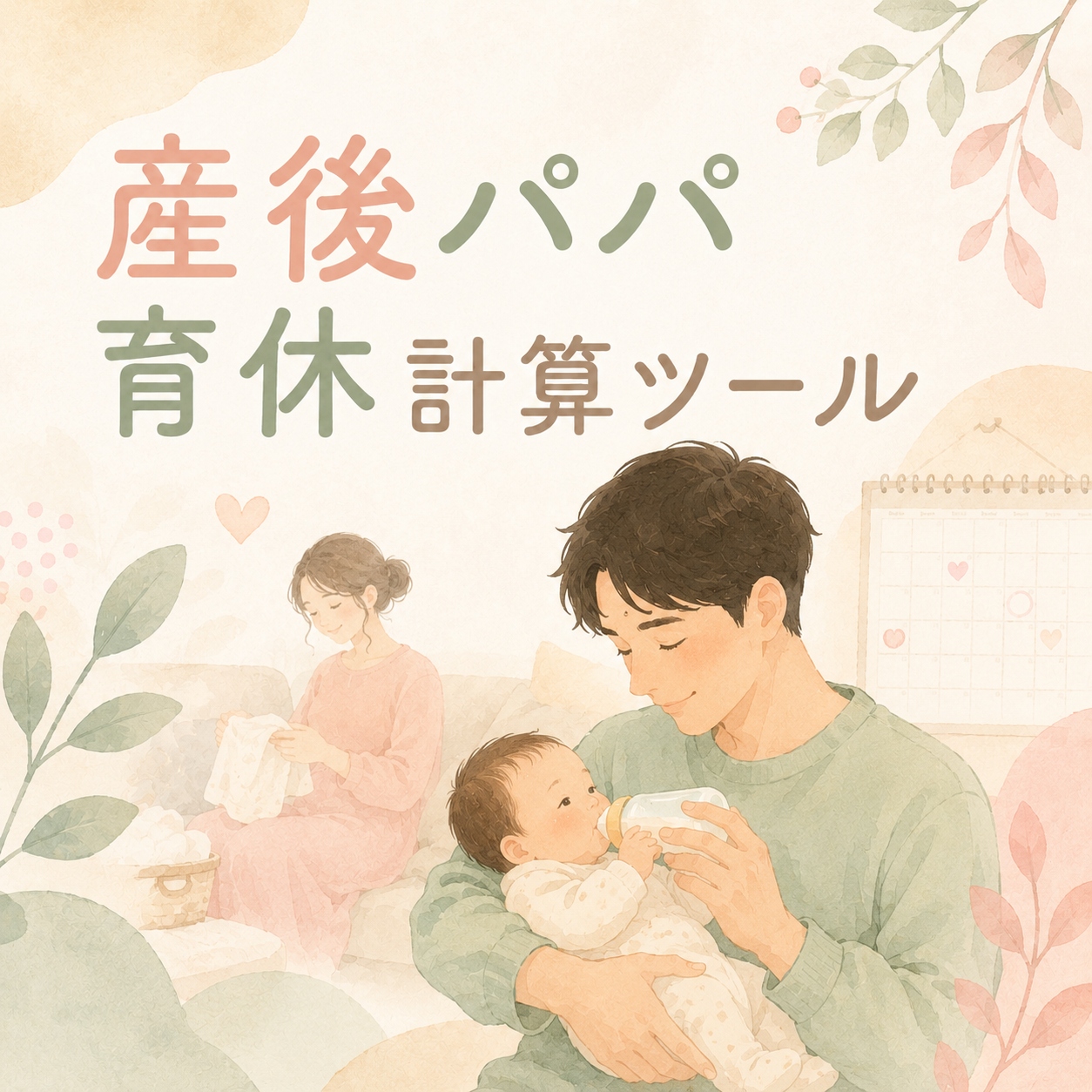 産後パパ育休計算ツール