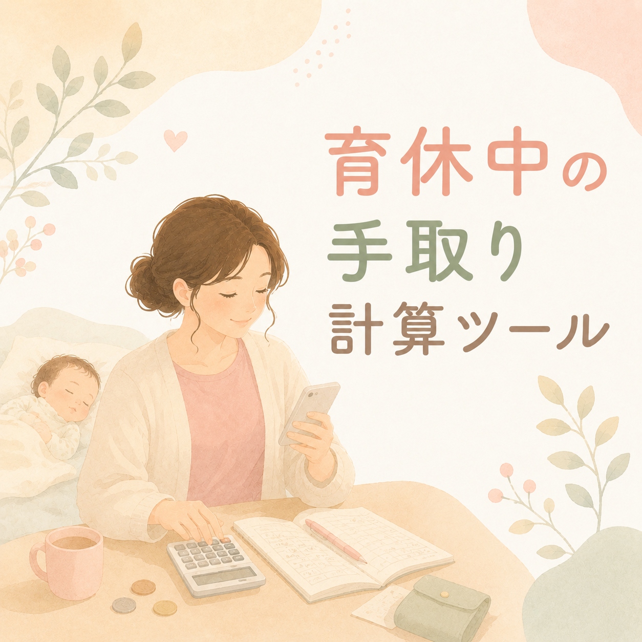 育休中の手取り計算ツール