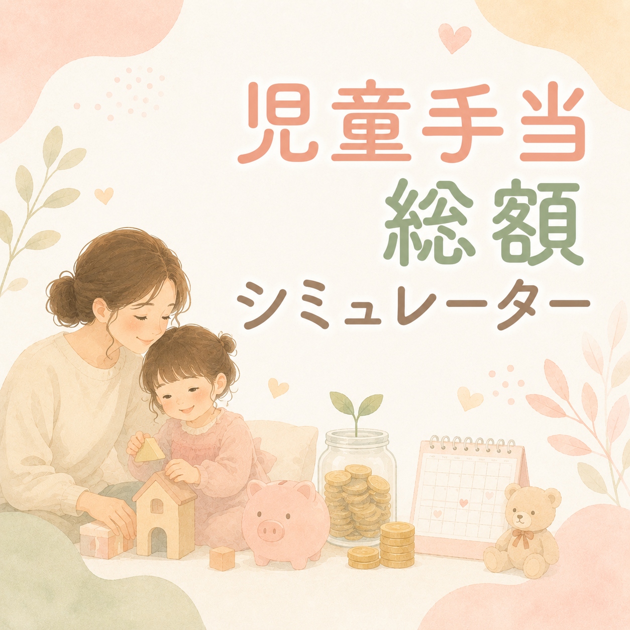 児童手当総額シミュレーター