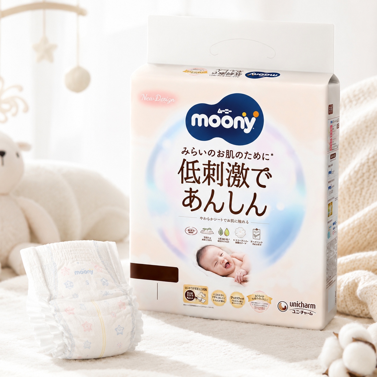 ムーニー 低刺激であんしん 新生児用