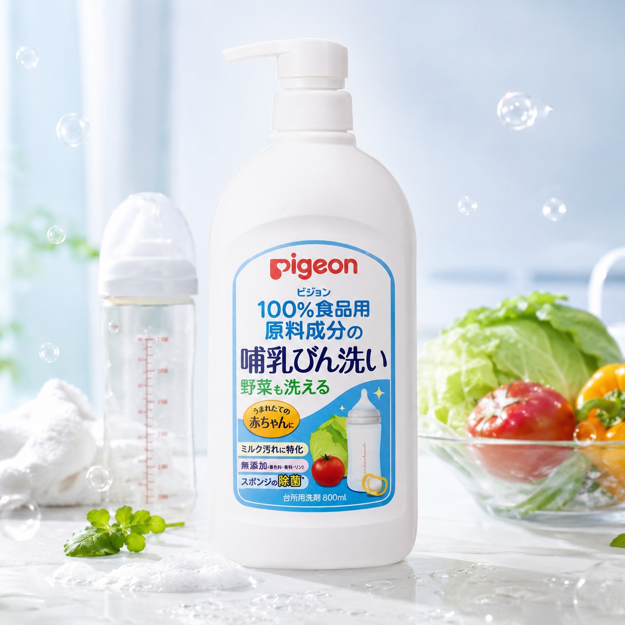ピジョン 哺乳びん洗い