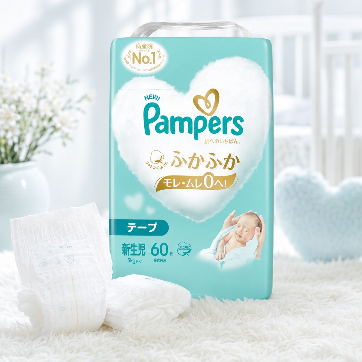 パンパース 肌へのいちばん テープ 新生児